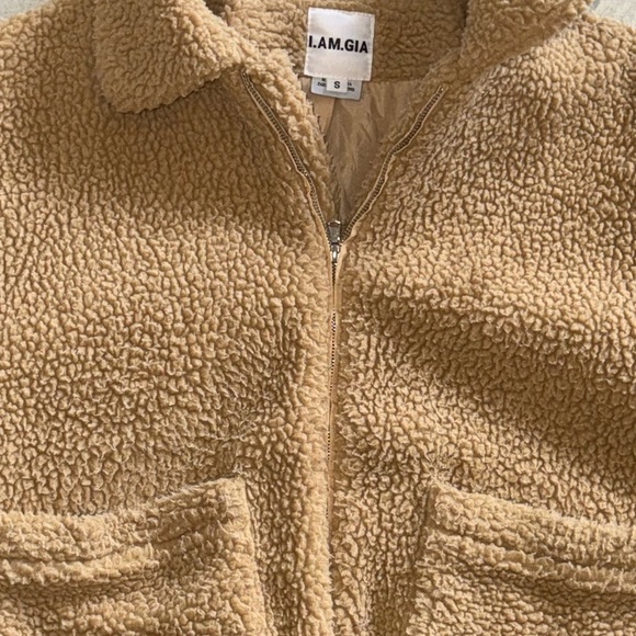 I.AM.GIA Pixie Teddy Sherpa Coat Faux Fur Blogger - Picture 7 of 8